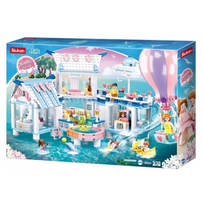 Set de construcție Sluban Sea View Pool Villa (M38-B0929)