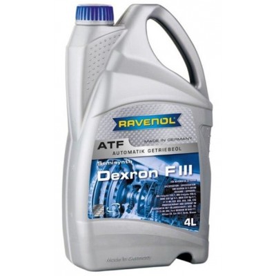 Трансмиссионное масло Ravenol ATF Dexron F III 4L