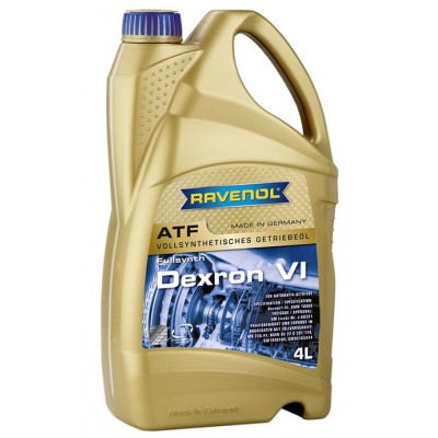 Трансмиссионное масло Ravenol ATF Dexron VI 4L