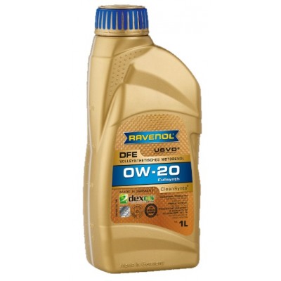 Моторное масло Ravenol DFE 0W-20 1L