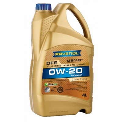 Моторное масло Ravenol DFE 0W-20 4L