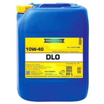 Моторное масло Ravenol DLO 10W-40 20L