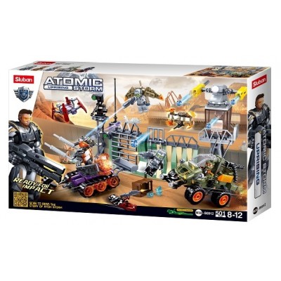 Set de construcție Sluban Atomic Storm Outpost (B0912)