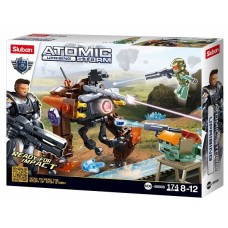 Set de construcție Sluban Atomic Storm Patrol Ro (B0909)