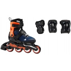 Роликовые коньки RollerBlade Microblade Combo Midnight Blue/Warm Orange (28-32)