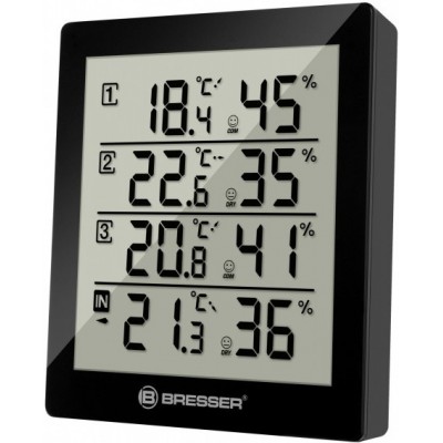 Stație meteo Bresser Temeo Hygro Quadro Black