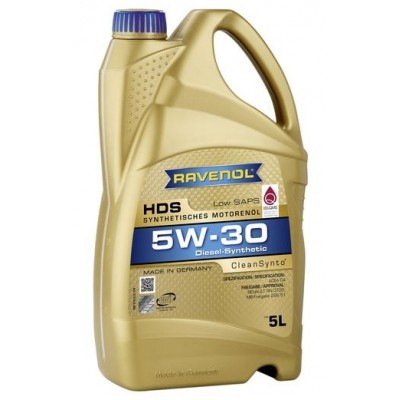 Моторное масло Ravenol HDS Hydrocrack Diesel Specific 5W-30 5L