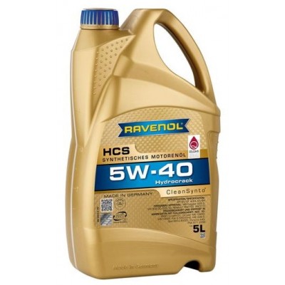Моторное масло Ravenol HCS 5W-40 5L