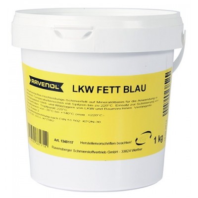 Смазка Ravenol LKW Fett Blau 1kg