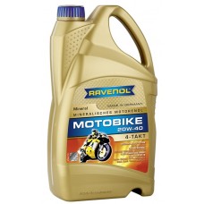 Моторное масло Ravenol Motobike 4-T Mineral 20W-40 4L