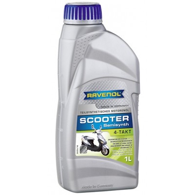 Моторное масло Ravenol Scooter 4-Takt Teilsynth. 1L