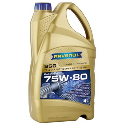Трансмиссионное масло Ravenol SSG Spec Synt LKW Getriebeoel 75W-80 4L