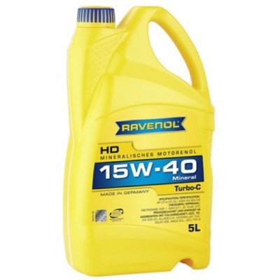 Моторное масло Ravenol Turbo С HD 15W-40 5L