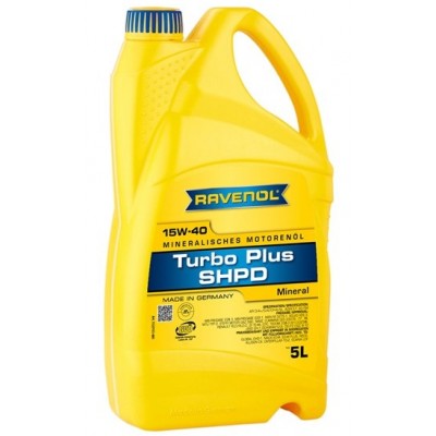 Моторное масло Ravenol Turbo-Plus SHPD 15W-40 5L