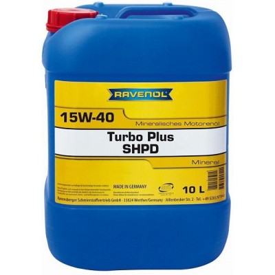 Моторное масло Ravenol Turbo-Plus SHPD 15W-40 10L