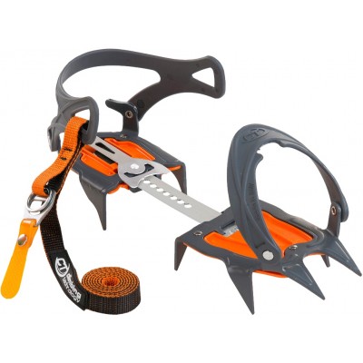 Colțari pentru schi Climbing Technology Nevis Flex 10P Black/Orange (3I818C)