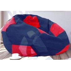 Puf Deco Ball Blue/Red