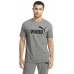 Tricou bărbătesc Puma ESS Logo Tee Medium Gray Heather XS