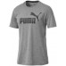 Tricou bărbătesc Puma ESS Logo Tee Medium Gray Heather XS