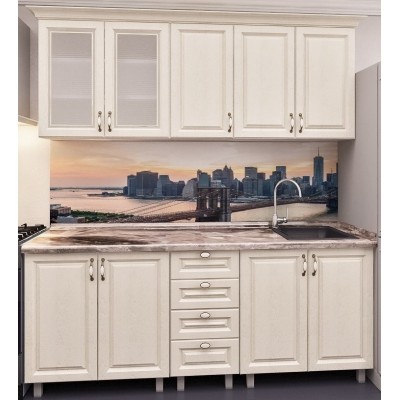 Кухонный гарнитур Bafimob Lena MDF 1.8m Alebastr