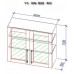 Кухонный гарнитур Bafimob Lena MDF 2.0m Alebastr