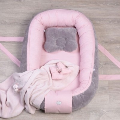 Babynest Veres Velour Taup Rose (450.29)