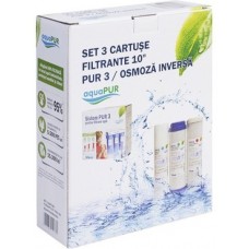 Cartuș de schimb pentru filtru Valrom AquaPUR Set 3 10" PUR3/RO