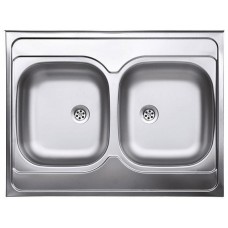 Кухонная мойка Ferro DR60/80D.H 600x800mm (04306)