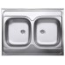 Кухонная мойка Ferro DR60/80D.H 600x800mm (04306)
