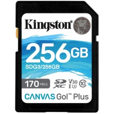 Сard de memorie Kingston SD 256Gb Class10 UHS-I U3 (V30) (SDG3/256GB)