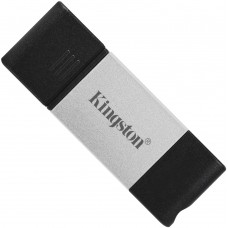 Флеш-накопитель Kingston DataTraveler 80 32Gb USB-С Black/Silver (DT80/32GB)