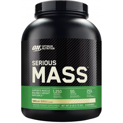 Masa musculara Optimum-nutrition Serious Mass Vanilla 2720g