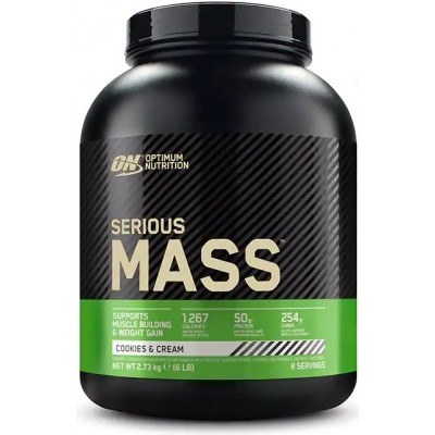 Masa musculara Optimum-nutrition Serious Mass Cookies & Cream 2720g