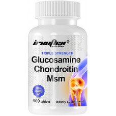 Protecție de articulație IronFlex Glucosamine Chondroitin Msm 100tab