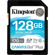 Карта памяти Kingston SD 128Gb Class10 UHS-I U3 (V30) (SDG3/128GB)