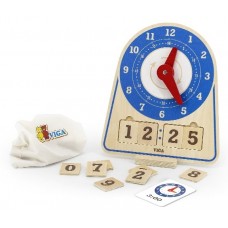 Детские часы Viga Learning Clock (44547)