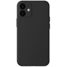 Чехол Baseus Liquid Silica Gel Protective Case For iPhone 12 Black (WIAPIPH61N-YT01)