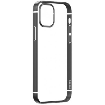 Husa de protecție Baseus Shining Case Anti-fall For iPhone 12 Black (ARAPIPH61N-MD01)