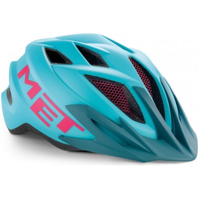 Шлем Met Crackerjack Matt Light Blue Magenta 52-57cm