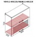 Кухонный гарнитур Bafimob Corner (High Gloss) 4.1x0.9m Eco +tandembox Green/White