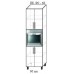 Кухонный гарнитур Bafimob Corner (High Gloss) 4.1x0.9m Eco +tandembox Green/White
