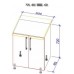 Кухонный гарнитур Bafimob Corner MDF 4.1x0.9m Eco +ball closer Dub Polyarnyi
