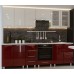 Кухонный гарнитур Bafimob Iulia (High Gloss) 2.6m Beige/Bordo