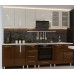 Кухонный гарнитур Bafimob Iulia (High Gloss) 2.6m Beige/Brown