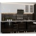 Кухонный гарнитур Bafimob Iulia (High Gloss) 2.6m White/Black