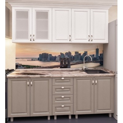 Кухонный гарнитур Bafimob Lena MDF 1.8m Dub Konkordiya/Dub Polyarnyi