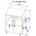 Кухонный гарнитур Bafimob Modern (High Gloss) 1.8m no glass Beige/Bordo