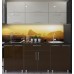 Кухонный гарнитур Bafimob Modern (High Gloss) 1.8m no glass Beige/Brown