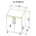 Кухонный гарнитур Bafimob Modern (High Gloss) 1.8m no glass White/Brown