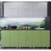 Кухонный гарнитур Bafimob Modern (High Gloss) 1.8m no glass White/Green